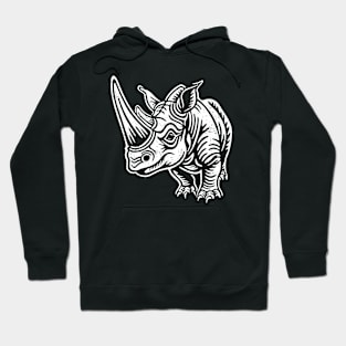 Mighty Rhino distressed Hoodie